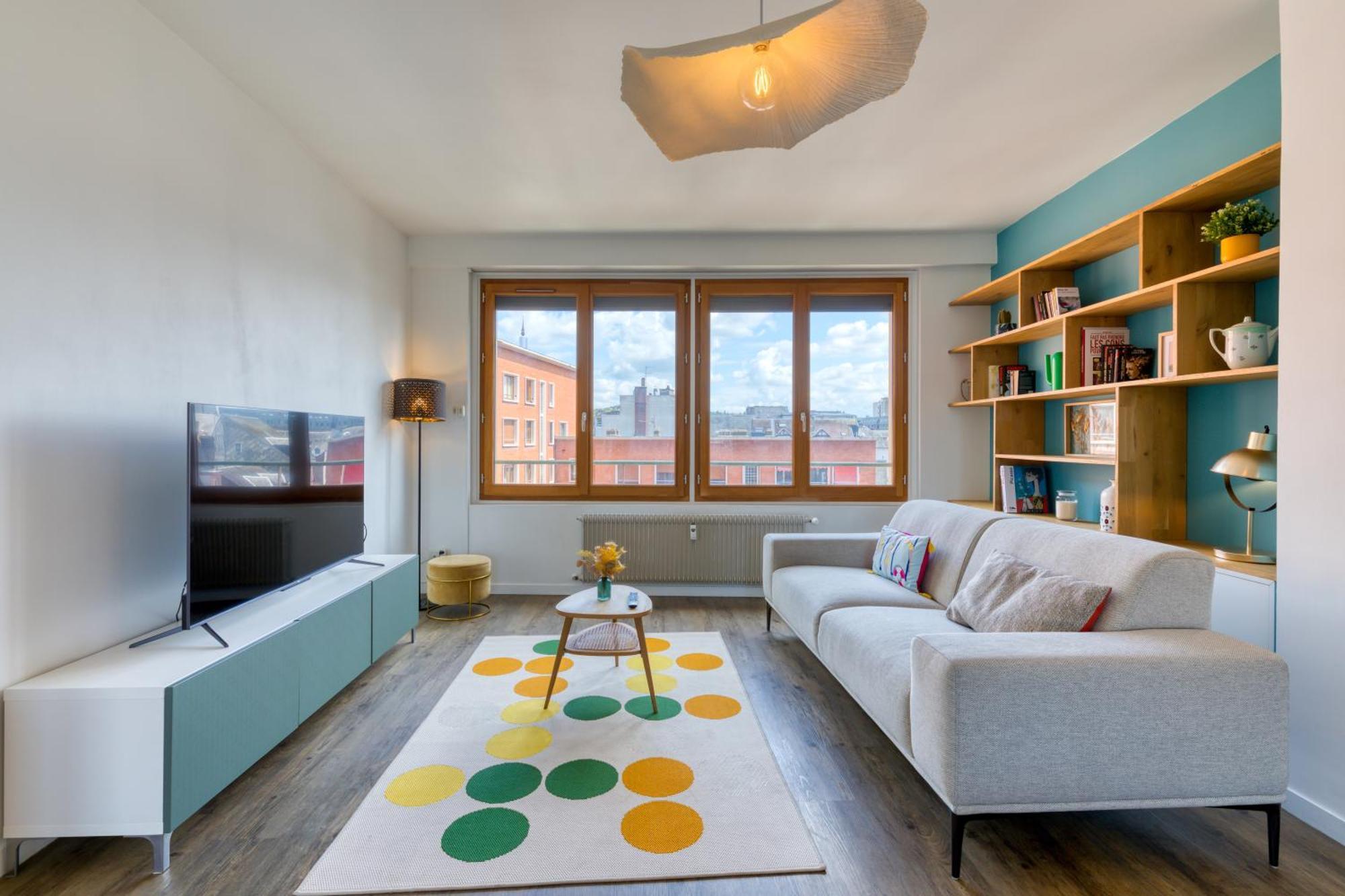 Juliette : *Logement Avec Balcon* Apartment Руан Екстериор снимка